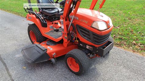 kubota bx  compact tractor loader belly mower hydrostatic diesel