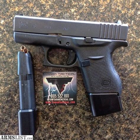 armslist for sale glock 43 w taran tactical extensions