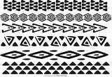 Tribal Hawaiian Pattern Polynesian Tattoo Vector Vectors Patterns Designs Borders Drawings Tattoos Print Pack Traditional Vecteezy Clip Border Tapa Flower sketch template