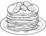 Pancakes Stack sketch template