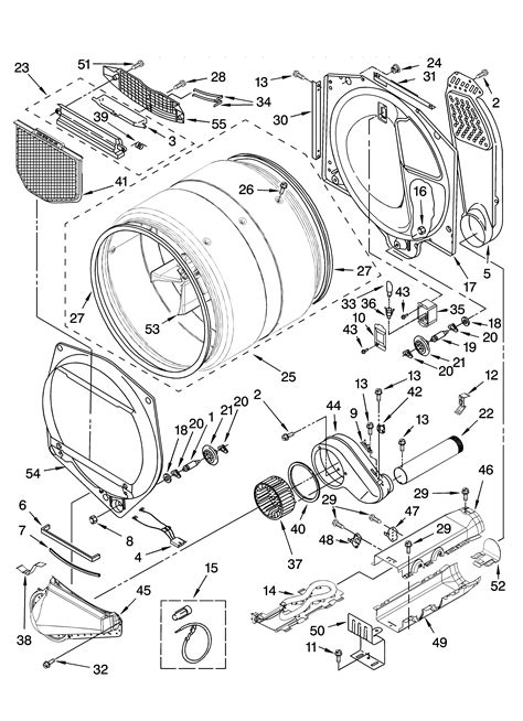 kenmore series  dryer parts diagram reviewmotorsco