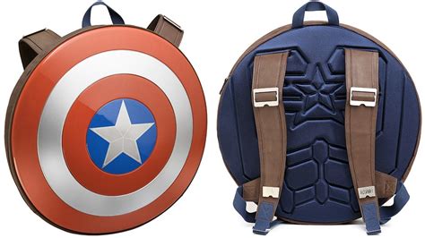 hunt hydra at your high school with a captain america shield backpack