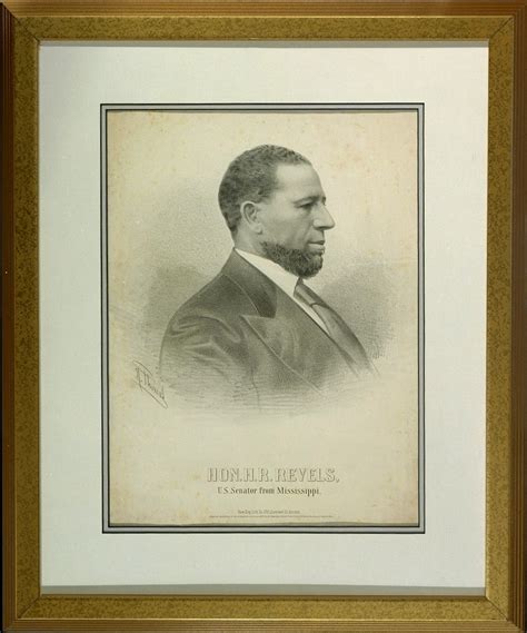 hiram revels lithograph kb  mitchell collection  african