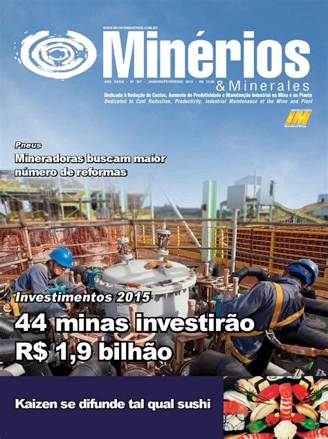 revista minerios minerales jan fev  edicao   revista