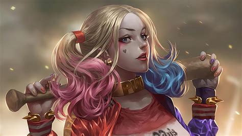 Harley Quinn 4k Ultra Fondo De Pantalla Hd Fondo De