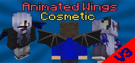 animated wings cosmetic minecraft addon