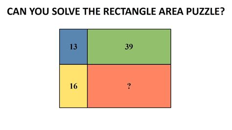 rectangle area puzzle  trick  solve  formulas youtube