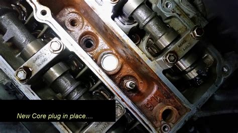 ford  zetec core plugs  cylinder head replacement youtube