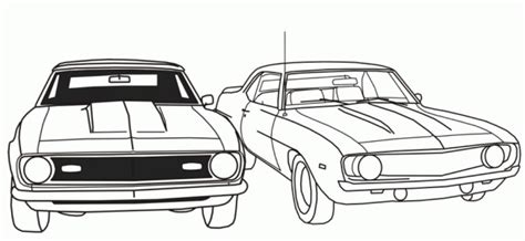 muscle cars coloring pages  coloring home