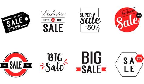 vector sale logo collection