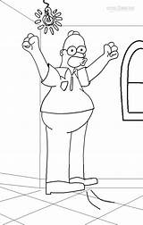 Simpsonowie Ausmalbilder Kolorowanki Cool2bkids Homer Wydruku Druku sketch template