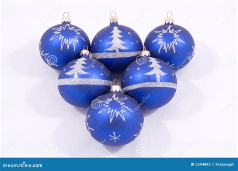 blue christmas ornaments stock photo image  arrange