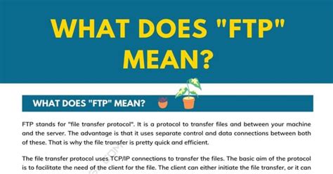 ftp meaning   ftp   stand  esl