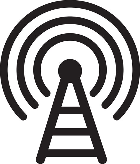 uitzending wifi toren radio icoon teken  png