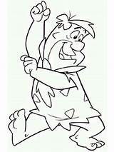 Coloring Pages Characters Cartoon Flinstone Colouring Flintstones Printable Color Disney Kids Dancing Print Cartoons Drawing sketch template