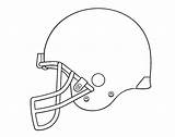 Helmet sketch template