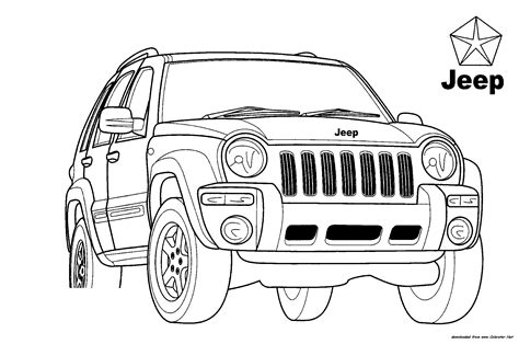 jeep coloring pages kidsuki