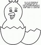 Coloring Chick Easter Pages Printable Colouring Popular Coloringhome Kids sketch template