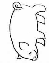 Pork Coloring Pages Getcolorings sketch template