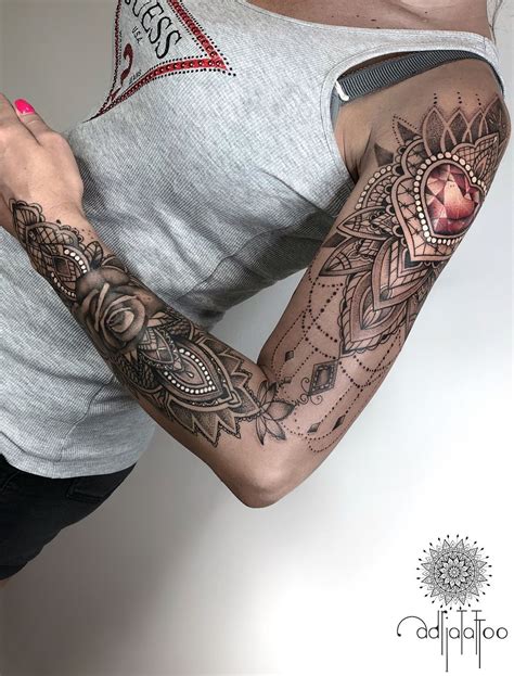 Beautiful Ornamental Tattoo © Tattoo Artist Adrianna Sak Adria Tattoo