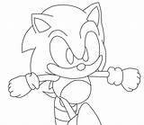 Mania Sonic sketch template