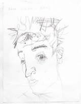 Egon Schiele sketch template
