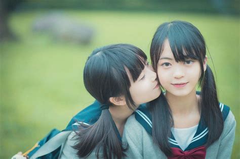 cute schoolgirl schoolgirls uniform japanese lesbians asian lesbians lesbian cute couple