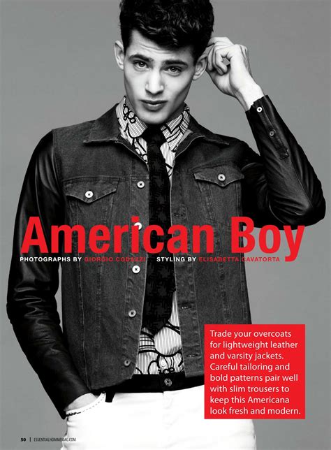 mezczyzna american boy