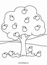 Albero Alberi Mele Melo Tuttodisegni Stampare Disegnare Mele2 Feltro Libri Trapunta Artigianato Lavoretti Bambino sketch template