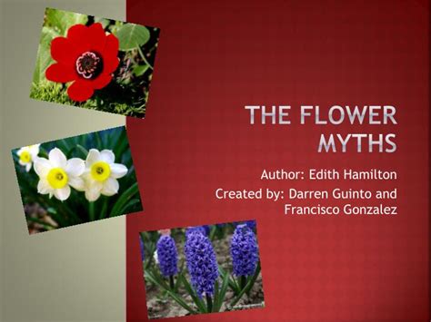 flower myths powerpoint    id