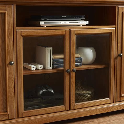 campbell  tv stand oak