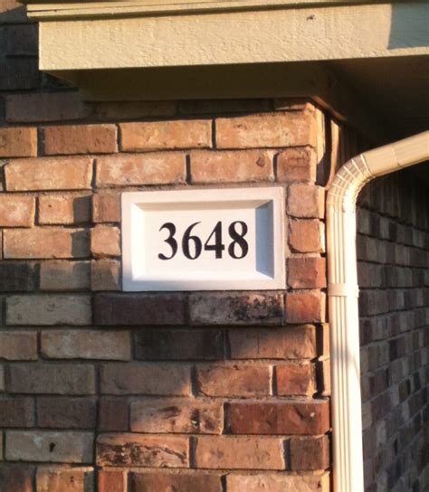 mailbox address mailbox number plaque vertical address mailbox sign