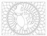 Pokemon Coloring Pages Adults Charmander Getdrawings sketch template