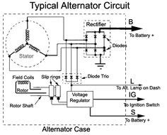 bosch internal regulator alternator wiring diagram alternator electric motor generator