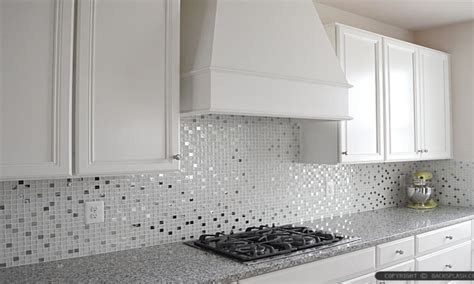 White Kitchen Tiling Ideas White Glass Tile Kitchen