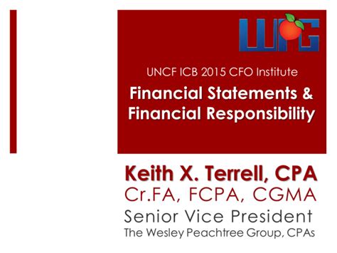 financial statements  financial responsibility