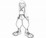 Riku Hearts Kingdom Characters sketch template