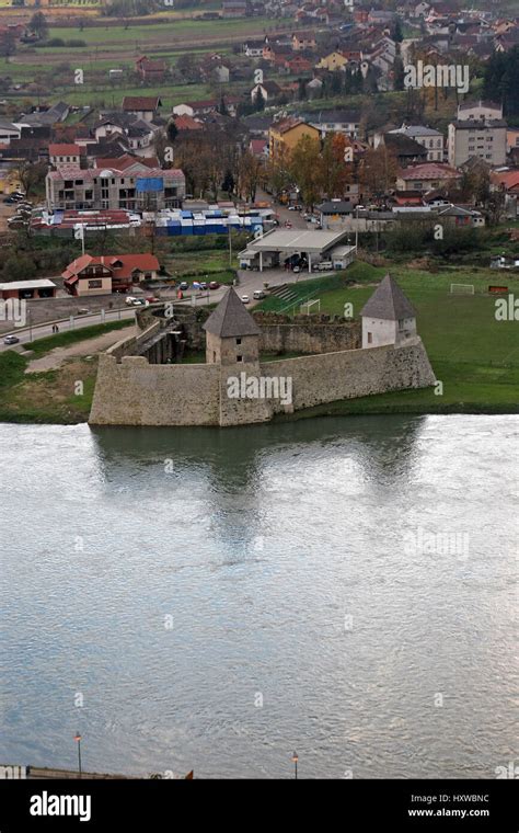 fortress kastel   castle  hrvatska kostajnica  town  central croatia   border