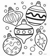Coloring Christmas Pages Ornament Printable Ornaments Decorations Kids Sheets Paper sketch template