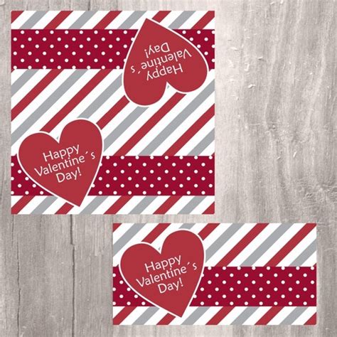 printable valentine treat bag toppers happy valentine candy bag