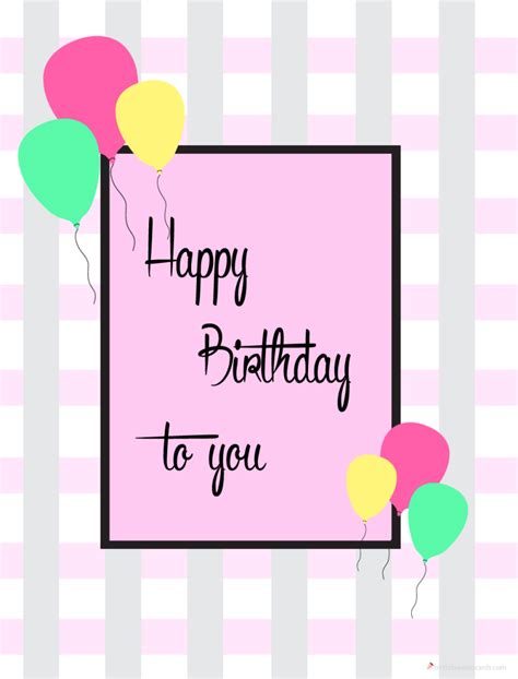Simple As Happy Birthday Birthday Wish Cards