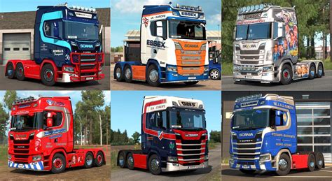 skinpack  scania ng uk companies  ets euro truck simulator