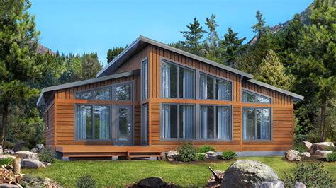 exterior rendering beaver homes  cottages cottage house designs lake house plans