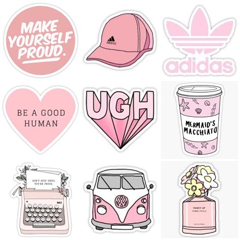 printable aesthetic stickers pink pic urethra
