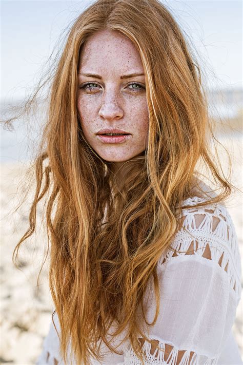 Wallpaper Face Women Redhead Model Eyes Long Hair