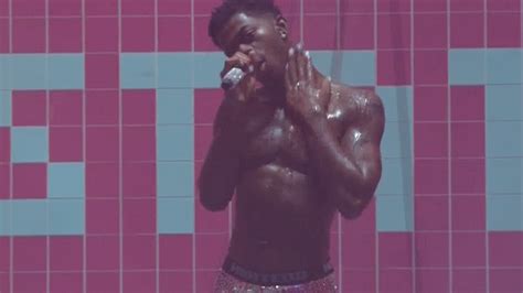 Lil Nas X Strips Down For A Steamy Prison Shower At Mtv Vmas