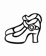 Coloring Pages Girls Shoes Printable Shoe Colouring Kids Print Cartoon Woman Young Sheets Drawing Blank Drawings High Cute Gif Printables sketch template