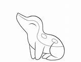 Cyndaquil Lineart sketch template