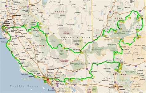Detailed California Road Highway Map [2000 Pix Wide 3 Meg Road