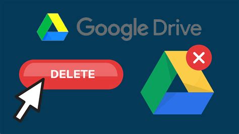delete  google drive account